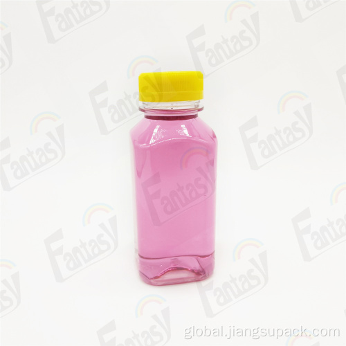 Pet Drinks Bottle Disposable Plastic Beverage Juice Drinking Bottle with Cap Factory